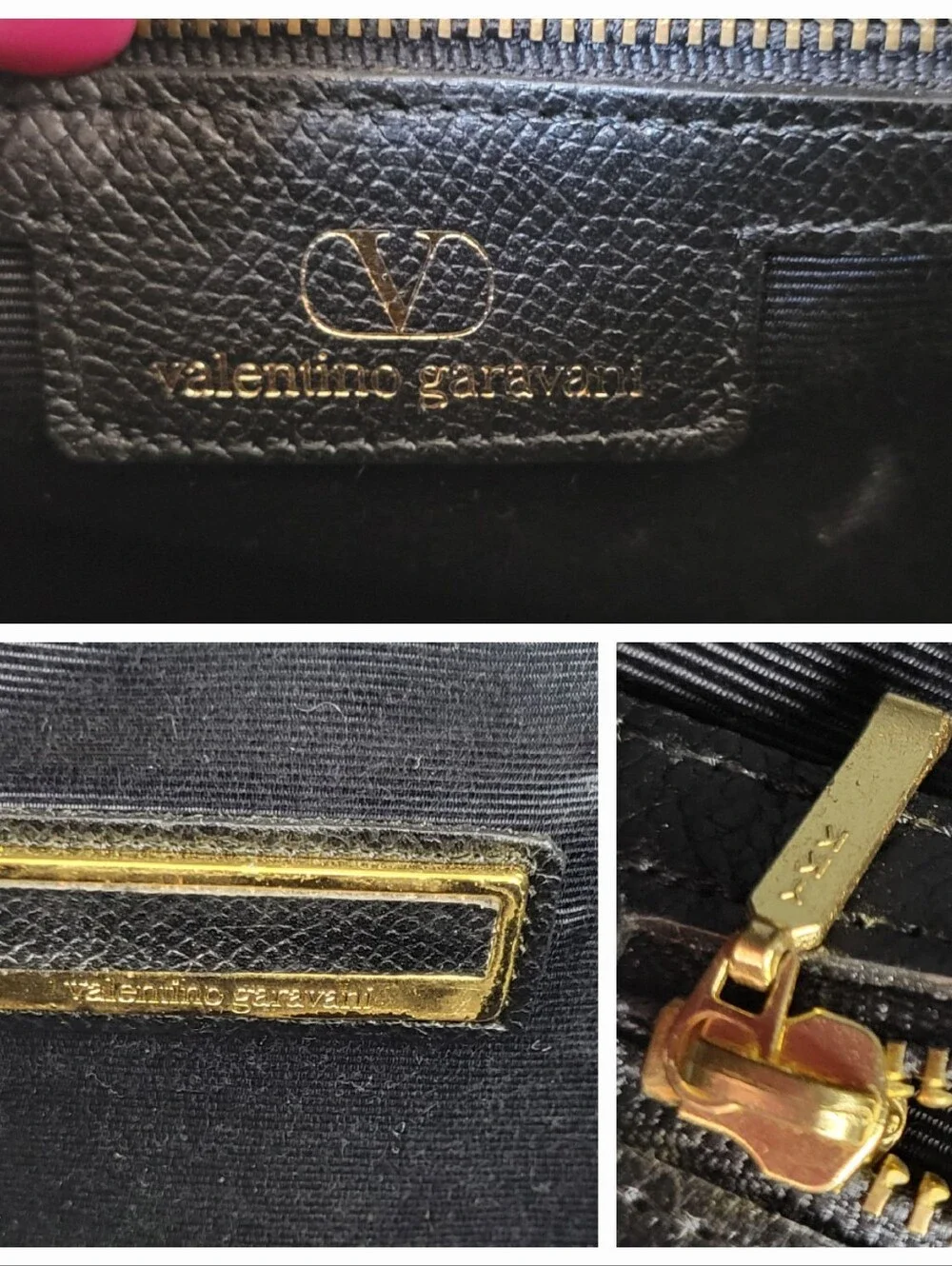 VALENTINO GARAVANI Classic VLogo Leather Boston Bag